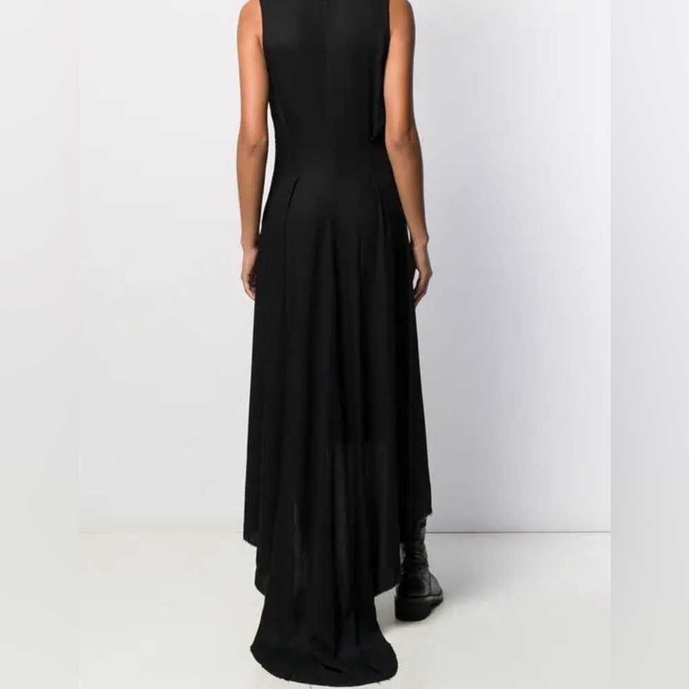 Ann Demeulemeester Black Silk Blend Hi-lo
Hem Maxi Dress(Size 40) - Picture 2 of 10